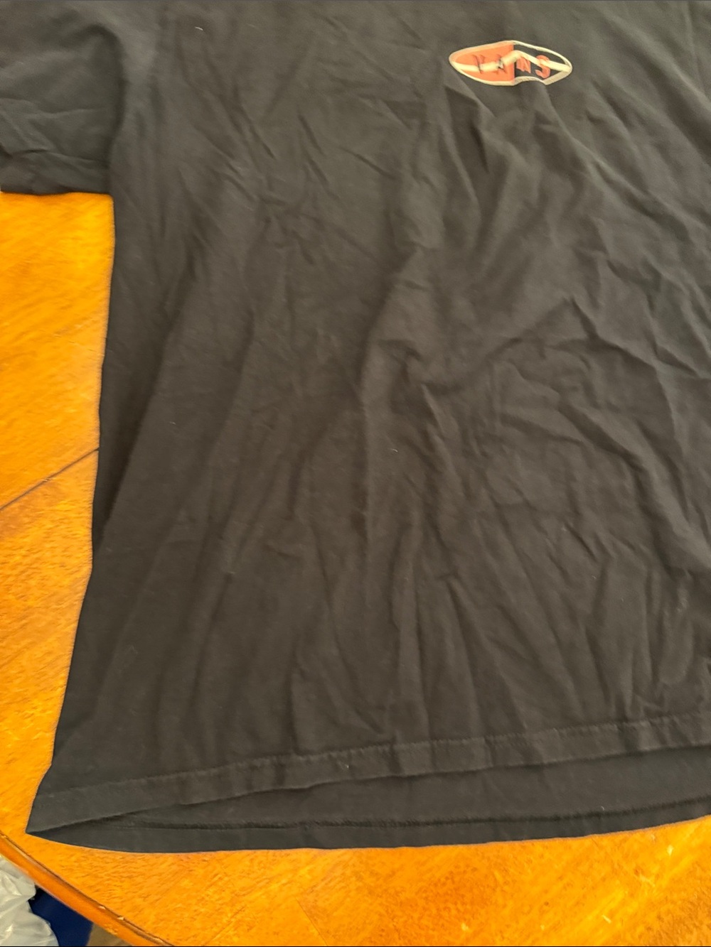 Vans Black Short Sleeve Tee with Small Multicolor Logo xxl - Picture 3 of 9